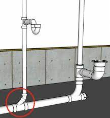 Here's a picture of the wall (outlet pipe is a 1.5 inch iron pipe). How To Plumb A Bathroom With Multiple Plumbing Diagrams Hammerpedia
