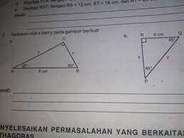 Secara lengkap soalnya bisa dilihat pada lampiran ii. Tentukan Nilai X Dan Y Pada Gambar Berikut Tolong Di Jawab Secepatnya Brainly Co Id