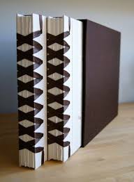 Two Ribbon Bound Albums Slipcase Book Binding Bookbinding Bookbinding Tutorial