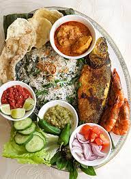 Nasi Ulam Malaysian Mixed Herb Rice Salad Resepi Nasi Ulam Recipe In 2020 Rice Salad Salad Seafood Recipes