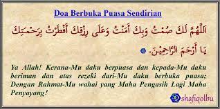 Niat Buka Puasa Qadha Ramadhan