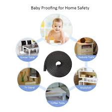 The cardinal gates edge cushion is available in black, brown, gray, ivory or yellow. Corner Guards And Edge Bumpers Black Furniture Bumpers Corner Cover Baby Proofing Edge Desk Table Protector Fireplace Guards For Child Safety 16 5ft Edge Cushion 8 Corner Cushion 5m 20ft Edge