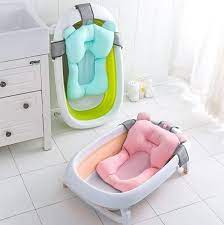 After baby graduates from the tub, there's a seat to keep your little one upright during bath time. Newest Baby Bath Pad Non Slip Bathtub Mat New Born Safety Bath Seat Support Baby Bath Soft Seat Walmart Com Baby Bath Tub Newborn New Baby Products Baby Bath Tub Gift Basket