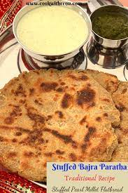 Stuffed Bajra Paratha Pearl Millet Flatbread In 2021 Paratha North Indian Recipes Recipes