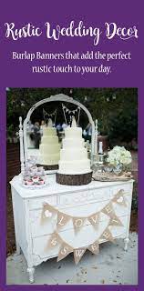 Burlap Wedding Bunting Banner Love Is Sweet Rustic Wedding Etsy Wedding Cake Table Rustic Wedding Decor Wedding Cake Table Decorations