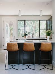 Styling Our Rental Kitchen Two Ways Color Vs Neutrals The Effortless Chic Stools For Kitchen Island Home Decor Kitchen Bar Stools Kitchen Island