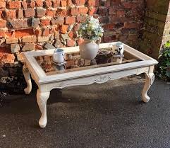 It's amazing what a simple paint job can do. Fine Painted Coffee Table