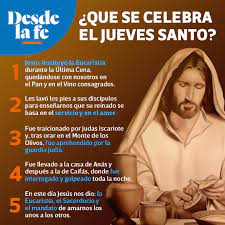 Esto es lo que dice la iglesia respecto a los actos sexuales durante estas fechas religiosas. Que Se Celebra El Jueves Santo Conexion Migrante