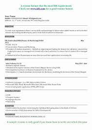 Mba Application Resume Examples Inspirational Mba Resume Sample Format Resume Format Download Best Resume Format Resume Format