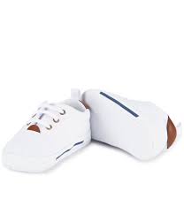 Baby Deer Canvas Lace Up Crib Shoe Sneakers