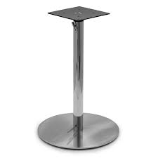 Pedestal dining table bases of mimeos wishes; Stainless Steel Adjustable Height Table Base