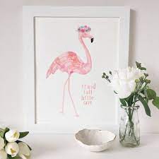 11x14 Flamingo With Flower Crown Nursery Art Pink Flamingo Etsy In 2021 Flamingo Nursery Art Flamingo Nursery Nursery Art
