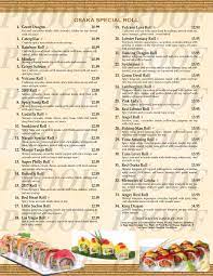 Check spelling or type a new query. Menu Osaka Hibachi Sushi Bar Sachse Tx 75048 Japanese Food Sushi Bar In Sachse