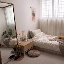Desain kamar tidur ukuran 3×3 sempit | sumber : 7 Tips Mendekorasi Kamar Ala Korea Yang Aesthetic