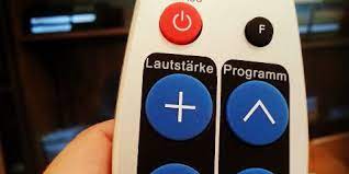 Senioren Fernbedienung Für Fernseher - Besonders Einfache Bedienung