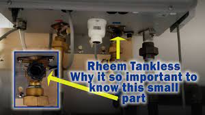 Performing this simple maintenance will… Rheem Tankless Water Filter Cleaning Youtube