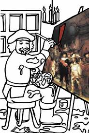 De site wwwentoennu geeft aan de hand van de 50 vensters van de nederlandse canon een schitterend overzicht en fraaie informatie om de mooiste geschiedenislessen. Kids N Fun 2 Kleurplaten Van Rembrandt