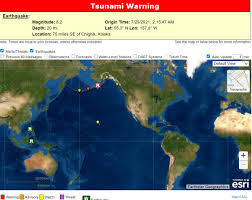The national tsunami warning center issued warnings for southern parts of alaska, the peninsula, and pacific coastal areas. Bkybyzg6ryxswm