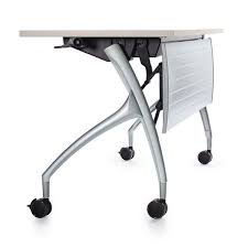 Alan Desk Business Interiors 2gether Tables Global Total Office Flip Top Table Training Tables Space Saving Table