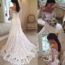 Mermaid Illusion Long Sleeve Wedding Dresses Off Shoulder Appliques Bridal Gowns Weddingdress Wedding Wedding Dresses Wedding Dresses Simple Mermaid Dresses