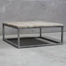 With only 3 parts, assembly will be child's play! Reclaimed Wood Coffee Table With Raw Steel Box Frame By Rust Collections Notonthehighstreet Com