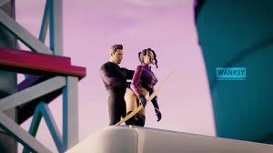 Kate Bishop caught with Hawkeye doing some bonding partner  training.[Wanksy]