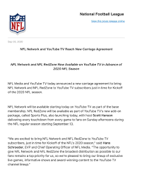 View the full nfl network schedule! Ben Volin On Twitter Nfl Network And Red Zone Channel Are Coming To Youtube