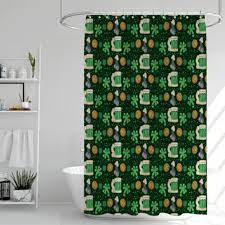 St. Patdicks Day Pattern NSFW Shower Curtain | LookHUMAN