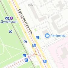 Долгое время на бухарестской не было никакого метро. Buharestskaya Ulica 136 Na Karte Sankt Peterburga Blizhajshee Metro Dunajskaya Yandeks Karty