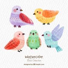 Download Watercolor Lovely Little Bird Collection For Free Watercolor Bird Bird Clipart Free Clip Art