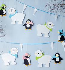 Winterliche Papiergirlanden Weihnachten Basteln Girlande Papiergirlanden Fensterbilder Weihnachten Basteln