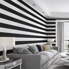 The flat weave is perfect for dining and living areas. Attractive Large Scale Stripes Wall Design Ideas