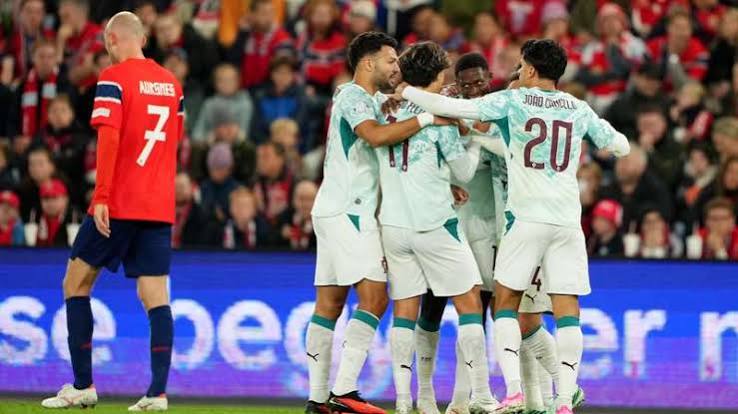 Sem Cristiano Ronaldo como titular, Portugal vence a Noruega pela Liga das Na&ccedil;&otilde;es