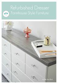 A mirrored dresser or vanity dresser is the epitome of functional style white farmhouse dresser set. How To Refurbish An Old Dresser Across The Blvd
