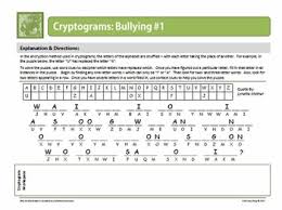 The spruce / nusha ashjaee crossword puzzles haven't been around for long; Free Cryptogram Puzzle Bullying By All For Wisdom Wisdom For All