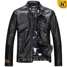 Cwmalls Men S Washed Leather Moto Jacket Cw816101 Slim Fitting Leather Moto Mens Workout Clothes Custom Leather Jackets Leather Jacket Men