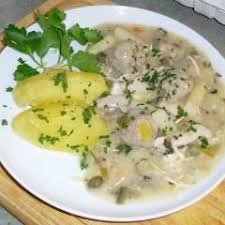 Huhnerfrikassee Berliner Art Rezept Huhner Frikassee Huhnerfrikassee Frikassee