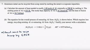 An example problem where the enthalpy change of a reaction is determined using the heats of formation method and material balances. Thermodynamics Chemistry Library Science Khan Academy
