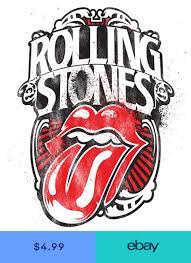 Rolling Stones Iron On Transfer For T Shirt Other Light Color Fabrics 2 Rolling Stones Tattoo Rolling Stones Logo Rolling Stones
