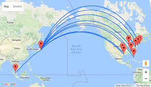 The flight time from hawaii to japan is 8 and half hours. 2 In 1 Many Us Cities To Both Malaysia And Japan From 657