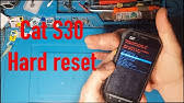 Let's have a look to all possible methods of getting access to imei and serial number in caterpillar cat s50c. Hard Reset Cat Phone Caterpillar Model S50c Nextutorial Youtube