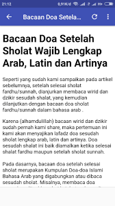 Bacaan Doa Setelah Sholat Wajib For Android Apk Download