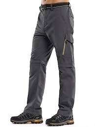 Toomett Hiking Pants Mens Zip Off Convertible Outdoor Upf 50 Quick Dry Lightweight Fishing Cargo Pants With Belt 6088 Grey 29 All4hiking Com Hiking Pants Mens Hiking Pants Cargo Pants