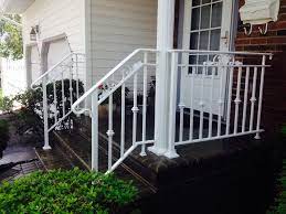 Wrought Iron Hand Rail Powder Coated White Wrought Iron Stair Railing Wrought Iron Stairs Porch Handrails