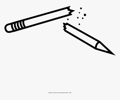 100% free coloring page of a pencil. Broken Pencil Coloring Page Broken Pencil Black And White Hd Png Download Transparent Png Image Pngitem