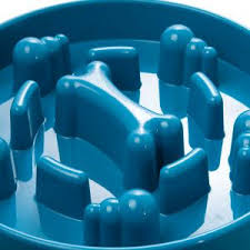 It can be used as an enrichment activity, or as a way to slow the feeding of dogs who tend to eat too quickly and bloat. Kong Slow Feed Puzzle Dog Bowl Food Water Bowls Petsmart Dog Bowls Petsmart Dog Food And Water Bowls