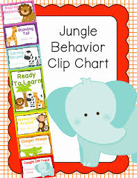 Behavior Clip Chart Behavior Management Jungle Animals 4