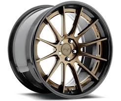 White Car Black And Bronze Wheels White Black And Matte Bronze Cars Google Search Custom Wheels Cars Wheel Rims Alloy Wheel