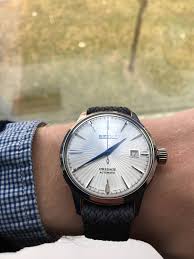 Seiko Srpb77 I Love The Blue Hands On The New Cocktail Time Https Ift Tt 2g9ccrw Seiko Watches Watches For Men