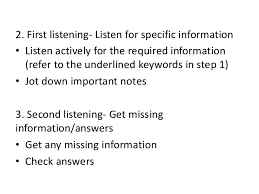 The first group of exercises works to familiarize the students with the topic, develop guessing skills and create expectations and interest. Muet Listening Test Guide And Tips Lasopashirts